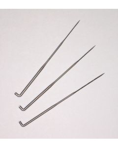 Agulhas alemãs inteiras c/ farpas 1 Farpa por aresta- coloca de 2 a 3 fios (3 farpas no total)
