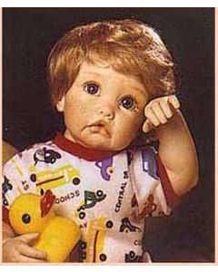 Peruca Sintética Bebê Ruivo Medio 14-15"