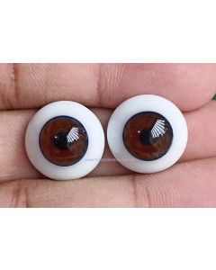 Olhos de Vidro Castanho 16mm ULTIMOS