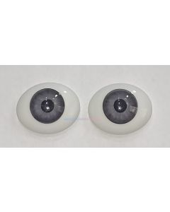 Olhos de Vidro Oval Cinza  ULTIMOS