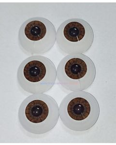 Kit C/ 3  Olhos Dark Brown 18mm PD ( ver descri&ccedil;ao e fotos) PROMO&Ccedil;&Atilde;O 100 JU&Iacute;ZO