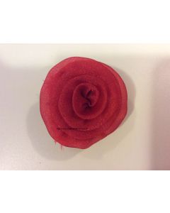 Enfeite de cabelo tipo rabicó-UNIDADE-Vermelha