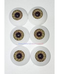 Kit C/ 3 Olhos Golden Hazel  22mm PD ( ver descri&ccedil;ao e fotos) PROMO&Ccedil;&Atilde;O 100 JU&Iacute;ZO