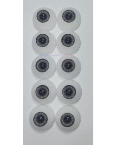 Kit C/ 5  Olhos Medium Blue Gray  22mm PD ( ver descri&ccedil;ao e fotos) PROMO&Ccedil;&Atilde;O 100 JU&Iacute;ZO