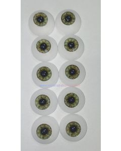 Kit C/ 5 Olhos Ocean Green 22mm PD ( ver descri&ccedil;ao e fotos) PROMO&Ccedil;&Atilde;O 100 JU&Iacute;ZO