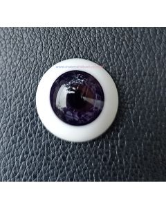 Olhos de vidro Preto Azulado-22mm